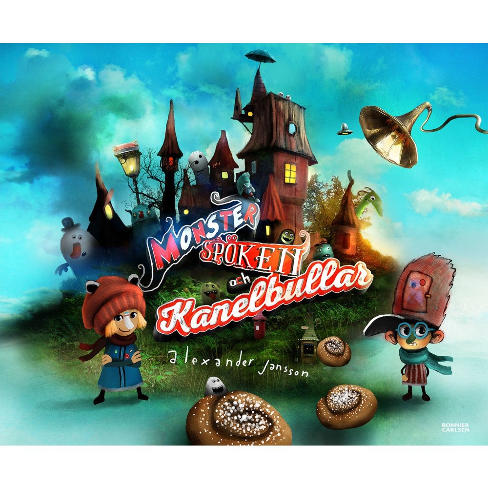 Alexander Jansson Monster, spöken och kanelbullar (inbunden)