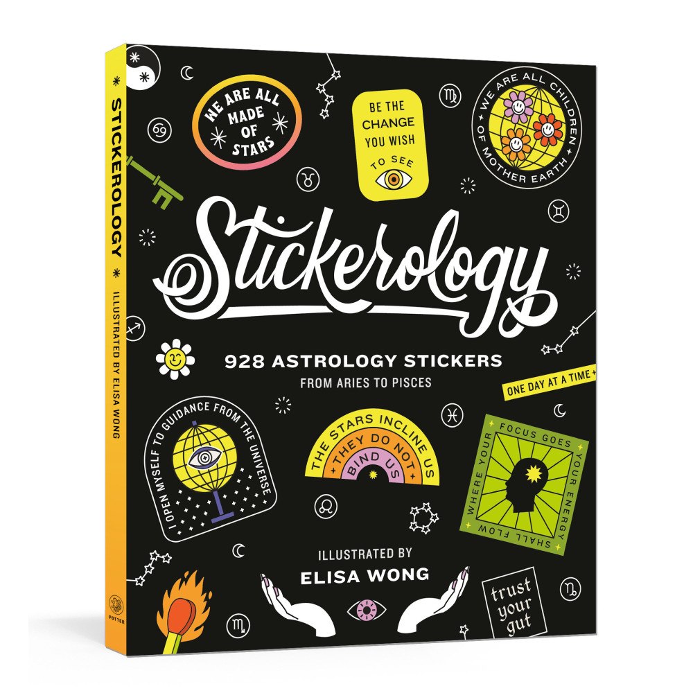 Penguin Random House USA Stickerology: 928 Astrology Stickers from Aries to Pisces: Stickers for Journals, Water Bottles, Laptops, Planners, and...
