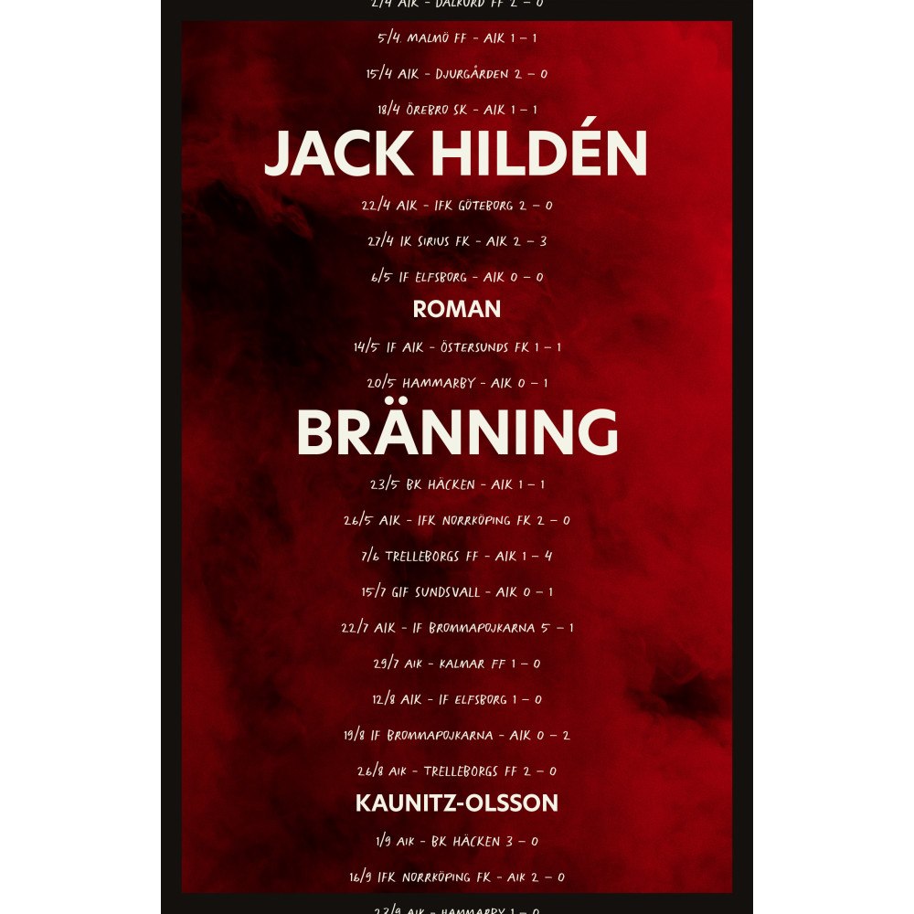 Jack Hildén Bränning (inbunden)