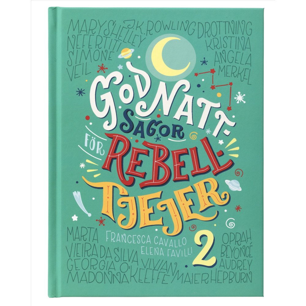 Elena Favilli Godnattsagor för rebelltjejer 2 (inbunden)