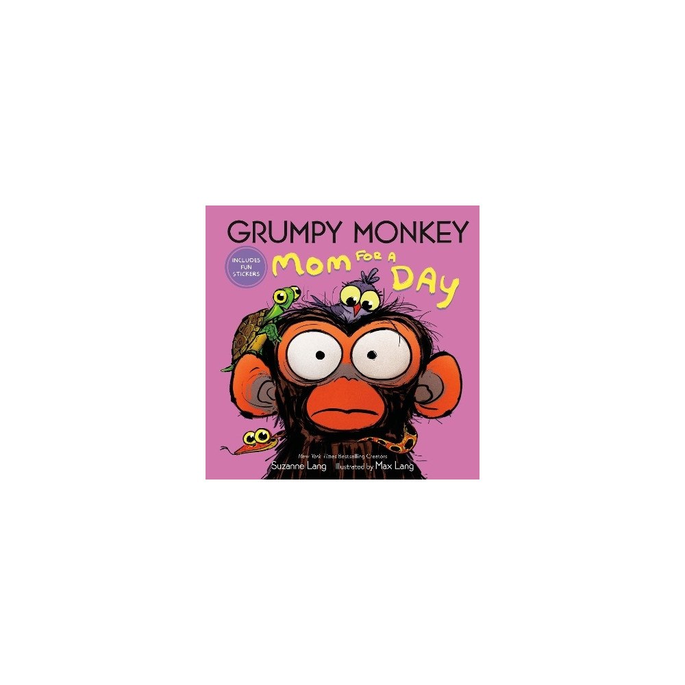 Suzanne Lang Grumpy Monkey Mom for a Day: Includes Fun Stickers (inbunden, eng)
