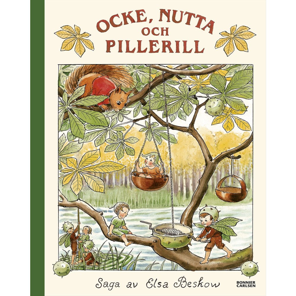 Elsa Beskow Ocke, Nutta och Pillerill (bok, halvklotband)