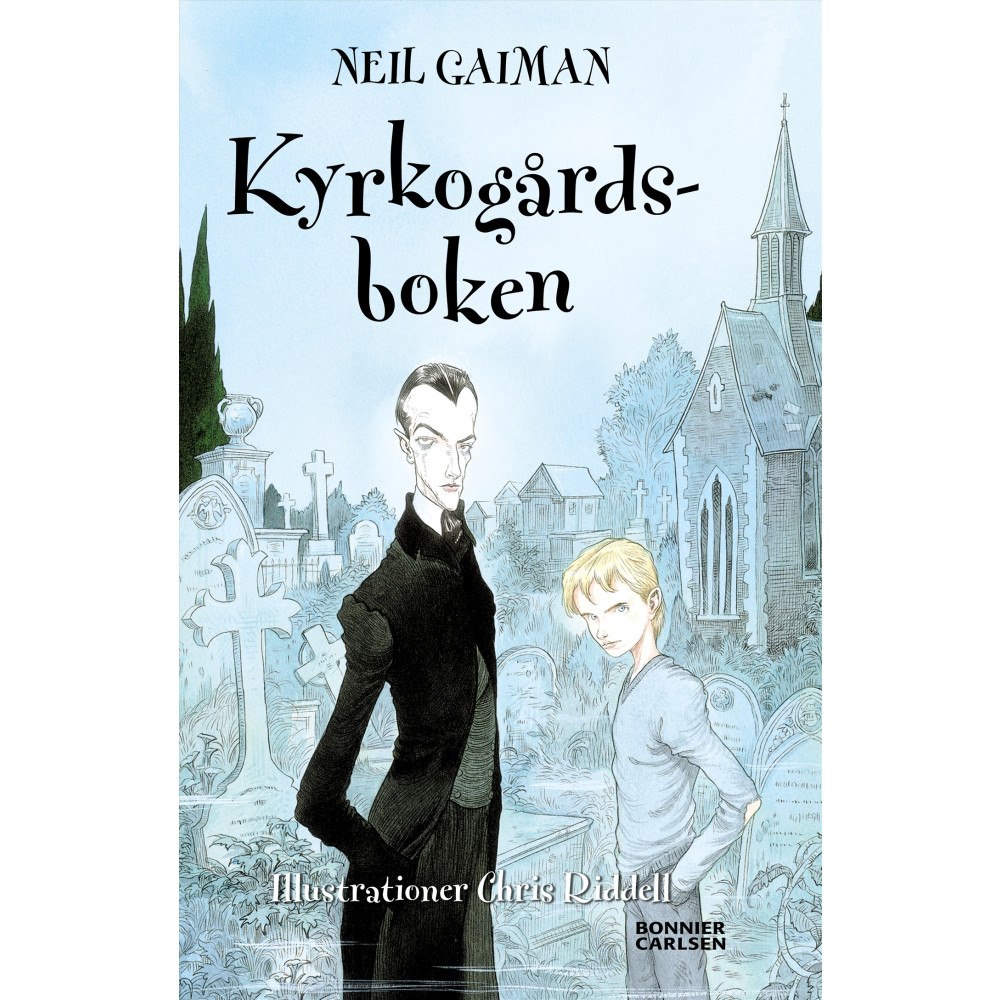 Neil Gaiman Kyrkogårdsboken (bok, danskt band)