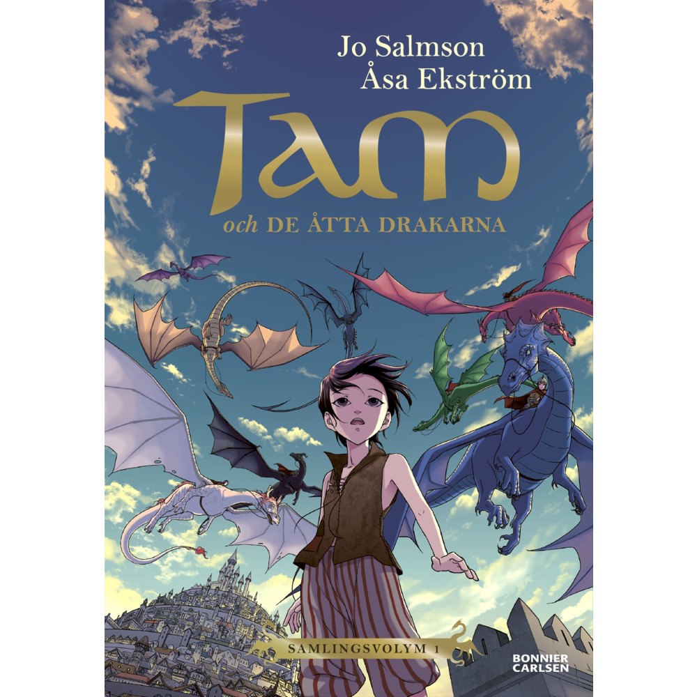 Jo Salmson Tam och de åtta drakarna (Drakriddare, bok 1-3) (bok, kartonnage)