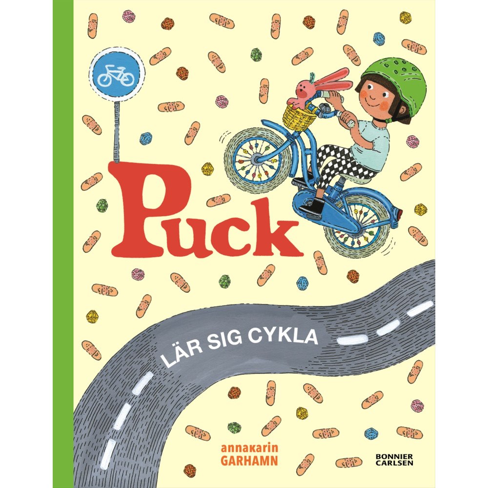 Anna-Karin Garhamn Puck lär sig cykla (inbunden)