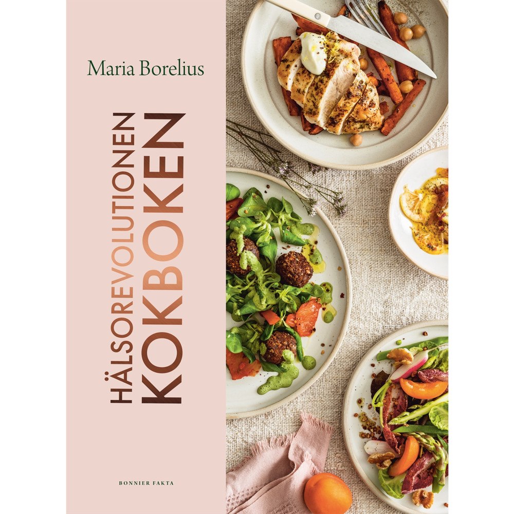 Maria Borelius Hälsorevolutionen kokboken (bok, danskt band)