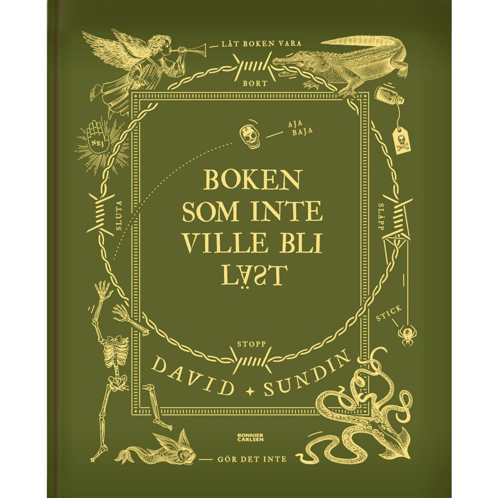 David Sundin Boken som inte ville bli läst (bok, klotband)
