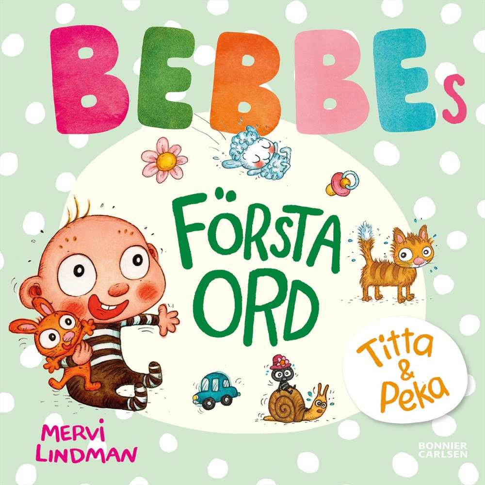 Mervi Lindman Bebbes första ord (bok, board book)