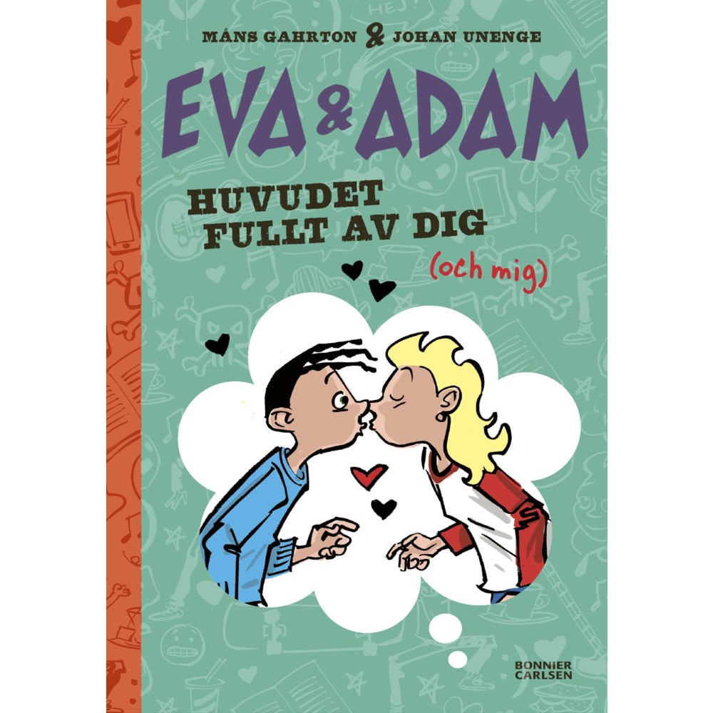 Måns Gahrton Huvudet fullt av dig (bok, kartonnage)