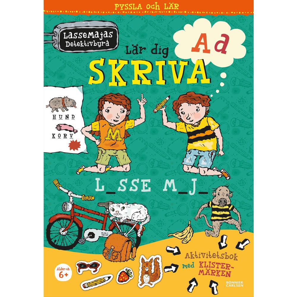 Martin Widmark LasseMajas detektivbyrå lär dig skriva (häftad)