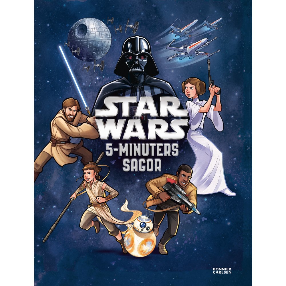Bonnier Carlsen Star Wars 5-minuterssagor (inbunden)