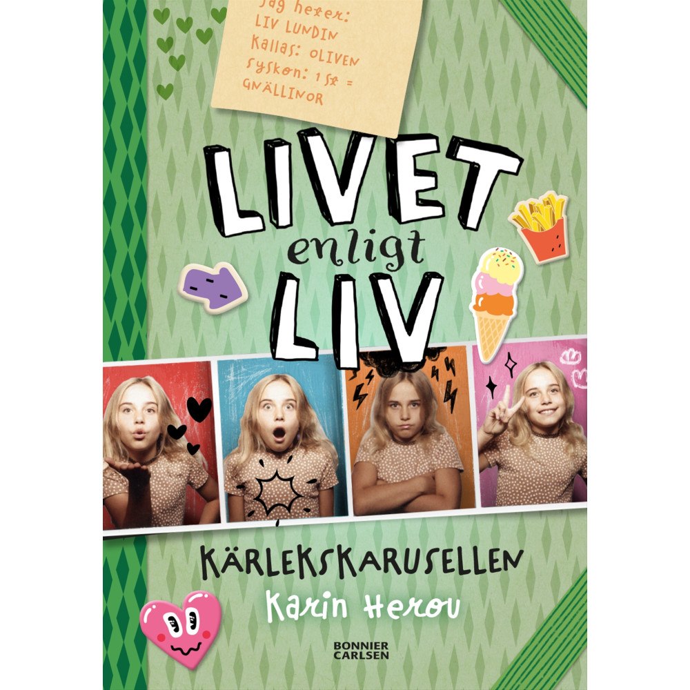 Karin Herou Kärlekskarusellen (bok, kartonnage)