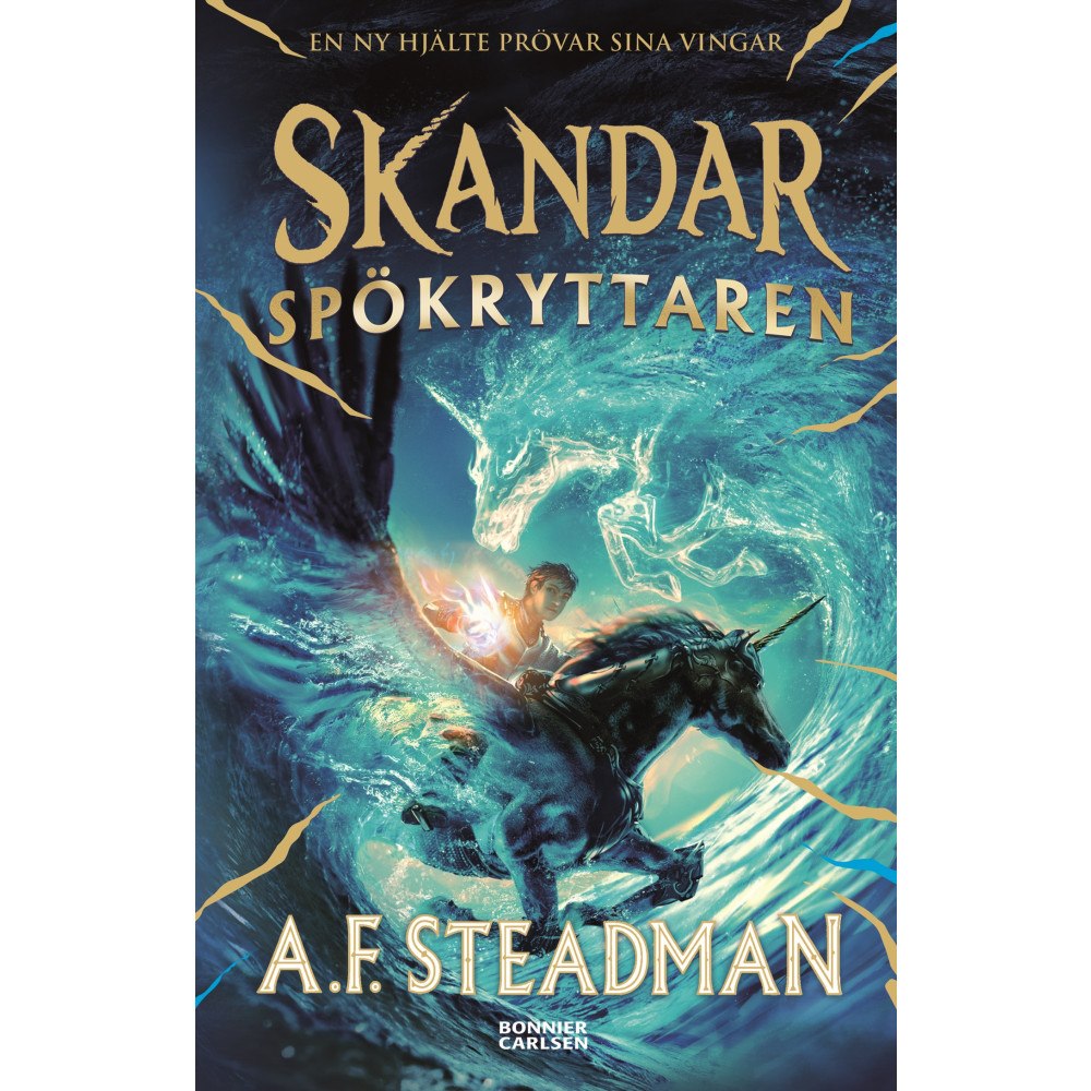 A. F. Steadman Spökryttaren (bok, danskt band)