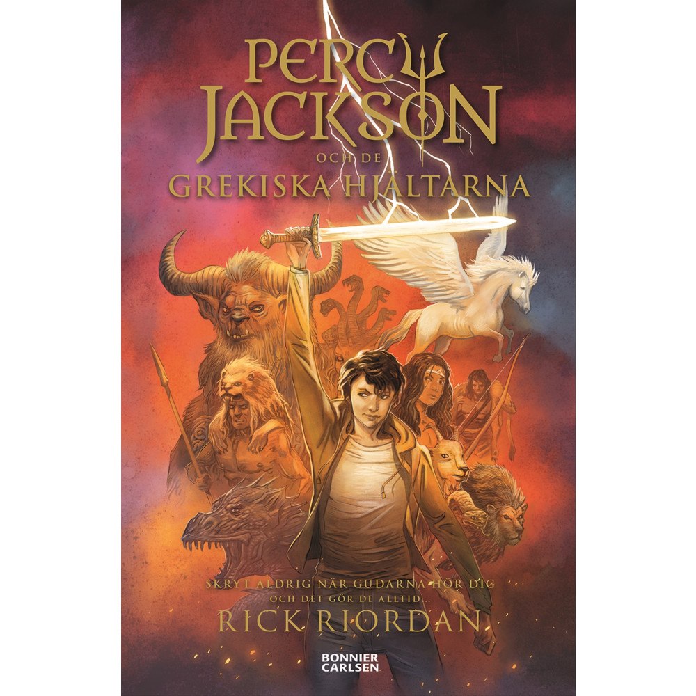 Rick Riordan Percy Jackson och de grekiska hjältarna (bok, danskt band)