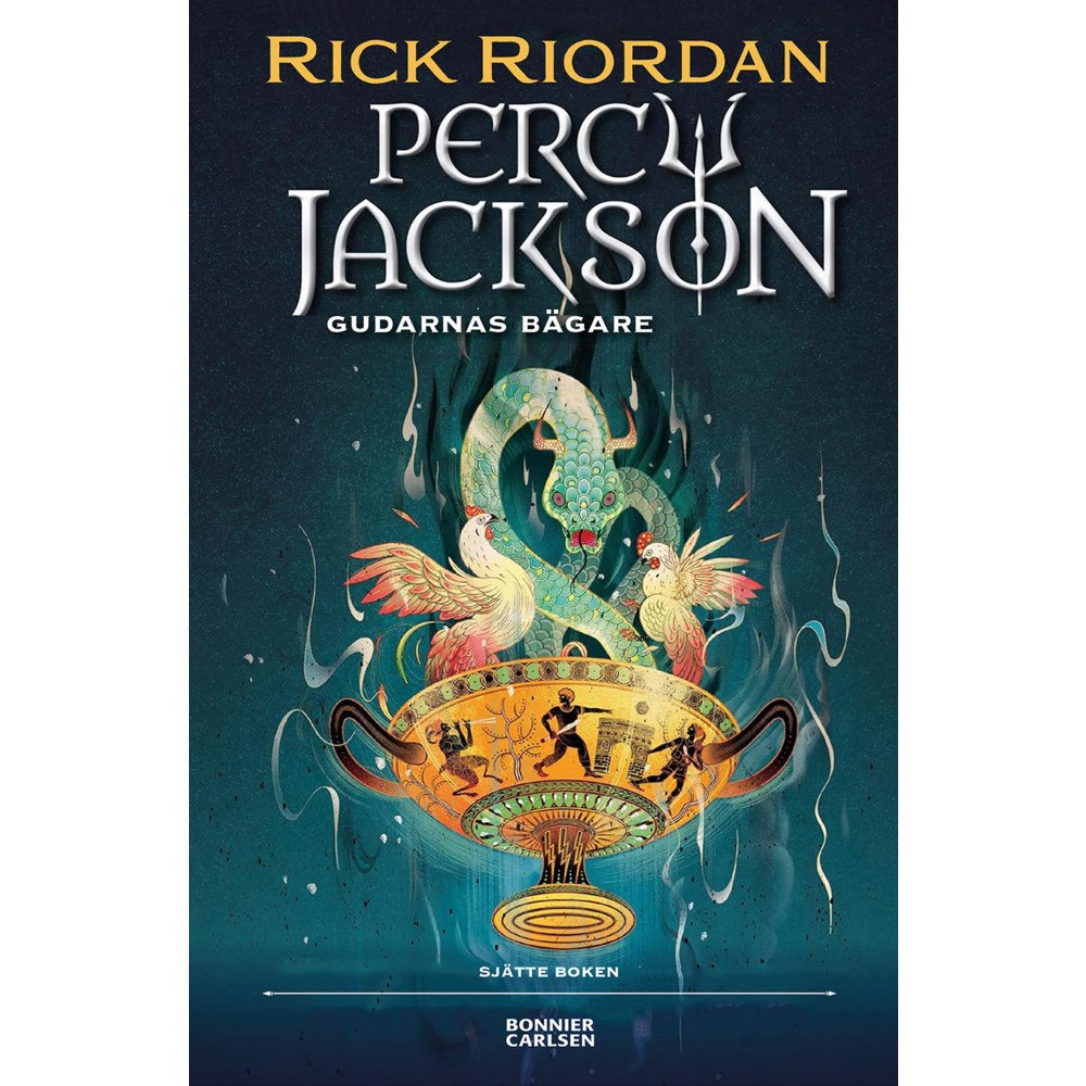Rick Riordan Gudarnas bägare (bok, danskt band)
