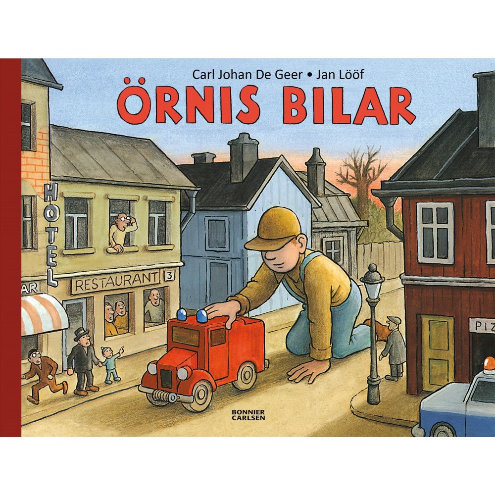 Carl Johan De Geer Örnis bilar (bok, halvklotband)