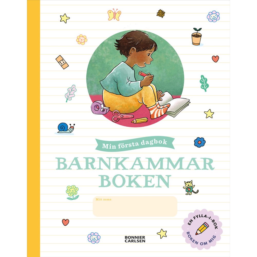 Bonnier Carlsen Min första dagbok (bok, halvklotband)