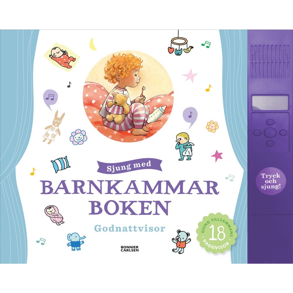 Bonnier Carlsen Sjung med barnkammarboken : godnattvisor (inbunden)