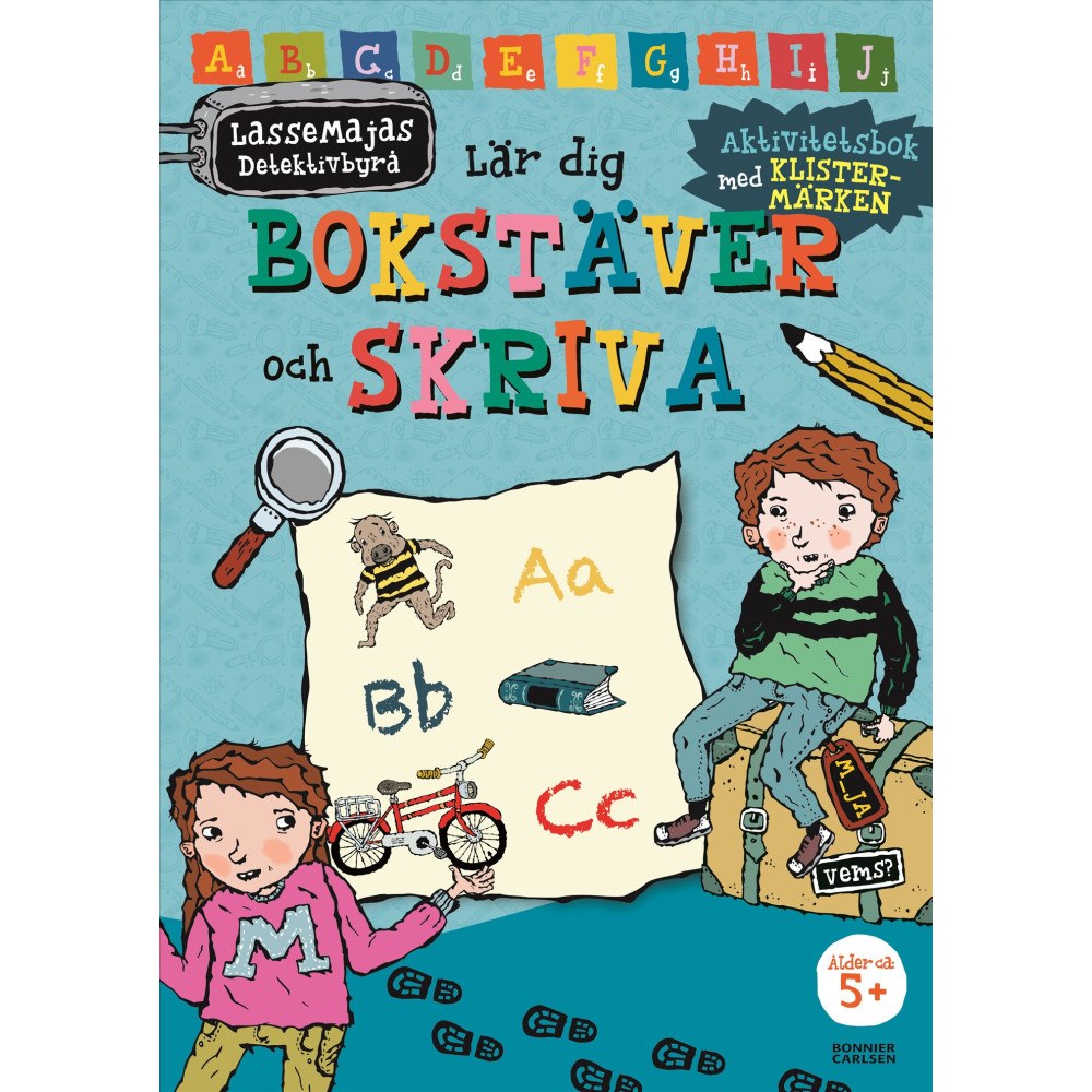 Martin Widmark LasseMajas detektivbyrå lär dig bokstäver och skriva (häftad)