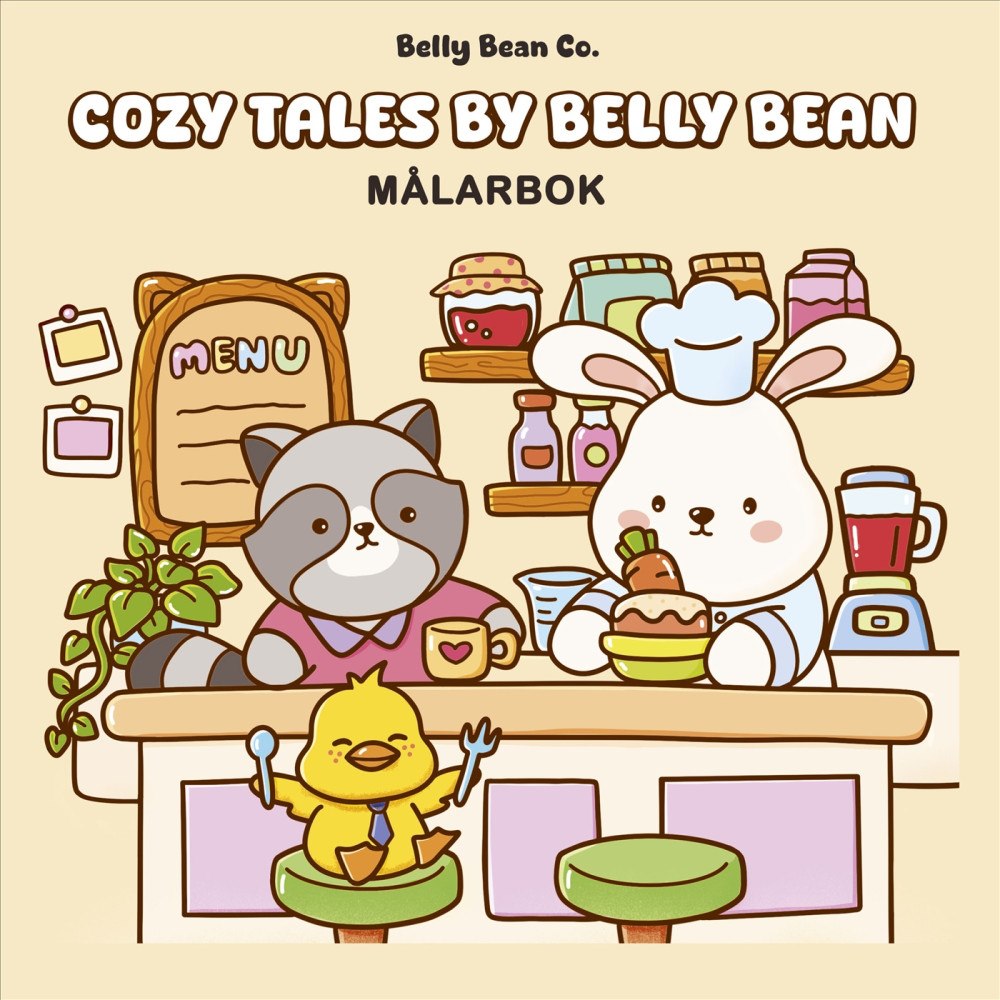 PRIMO Cozy Tales by Belly Bean : Målarbok (häftad)