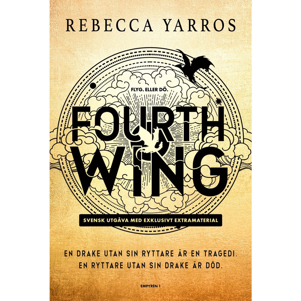 Rebecca Yarros Fourth Wing (svensk utgåva) (bok, danskt band)