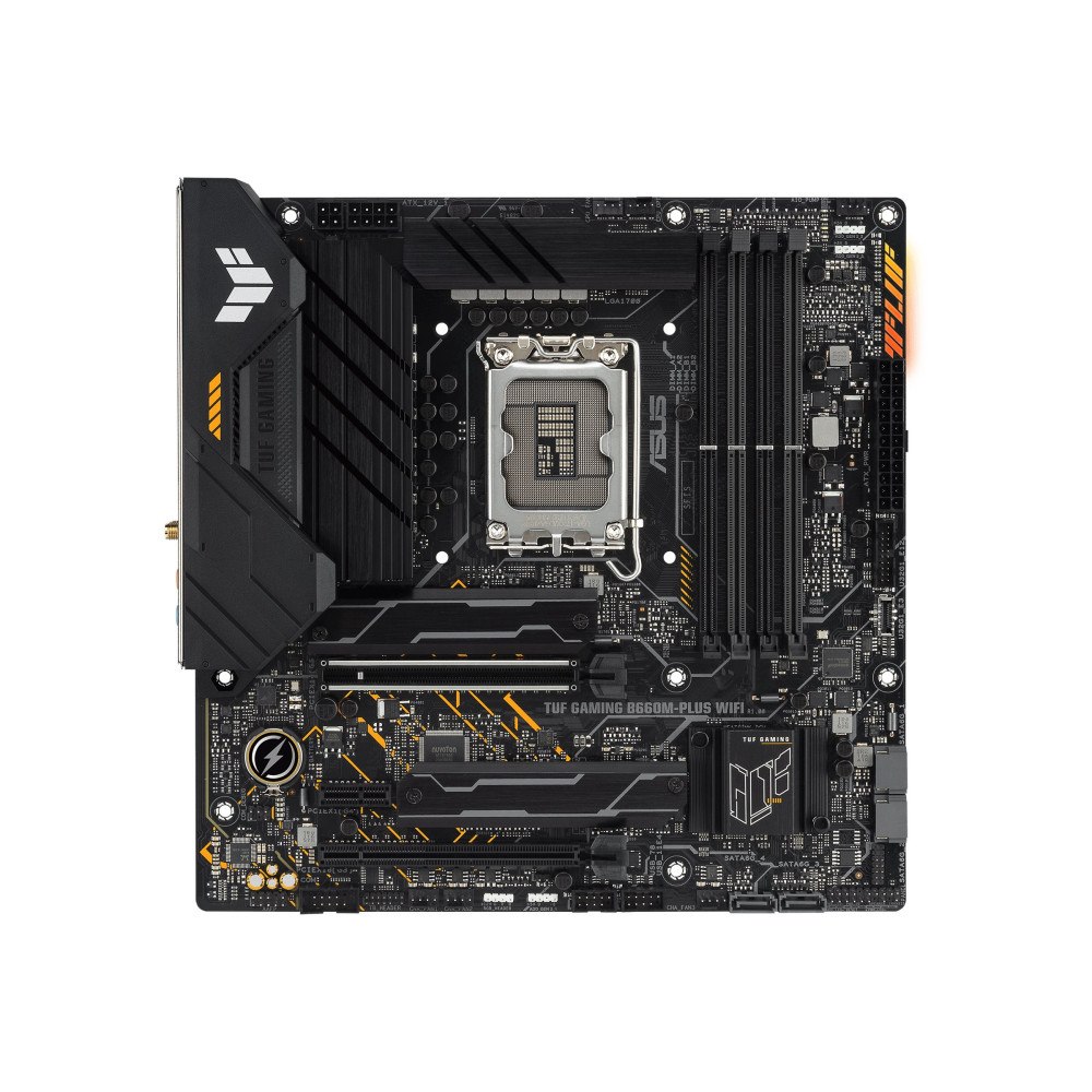 ASUSTeK COMPUTER ASUS TUF GAMING B660M-PLUS WIFI - moderkort - micro ATX - LGA1700-uttag - B660