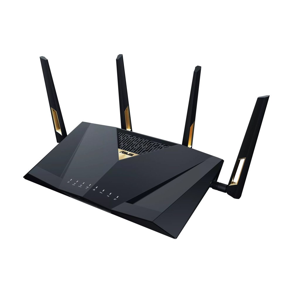 ASUS ASUS RT-BE88U - trådlös router - Wi-Fi 7 - skrivbordsmodell