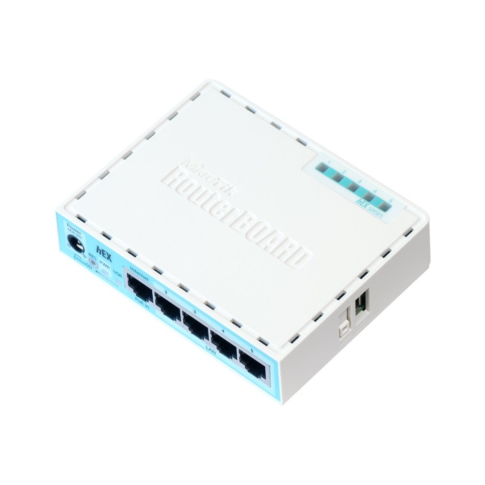 MikroTik MikroTik RouterBOARD hEX RB750Gr3 - router - skrivbordsmodell