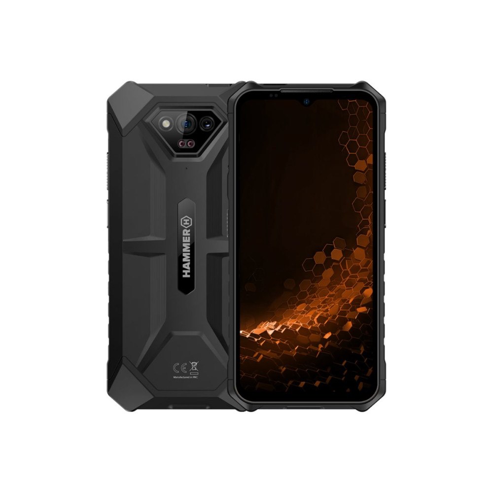 HAMMER HAMMER Iron V - svart - 4G pekskärmsmobil - 64 GB - GSM