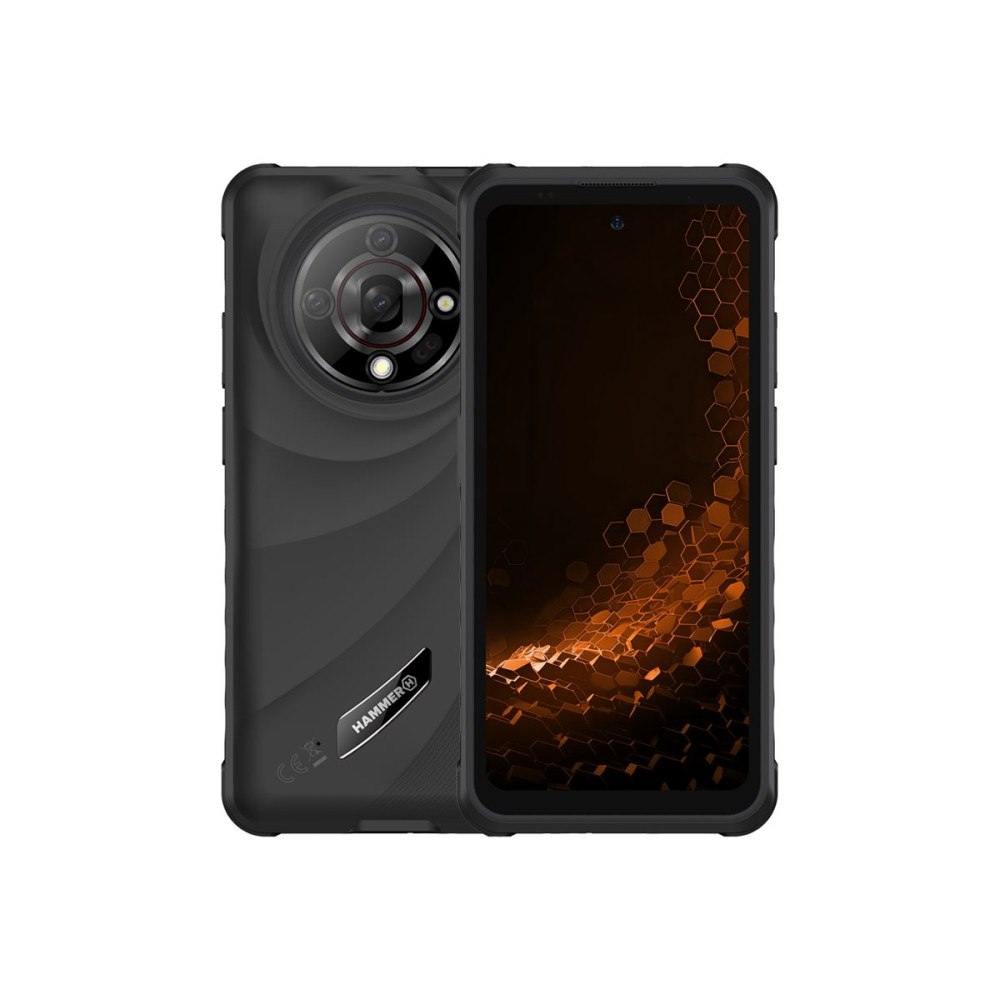 HAMMER HAMMER Iron 6 - svart - 4G pekskärmsmobil - 128 GB - GSM