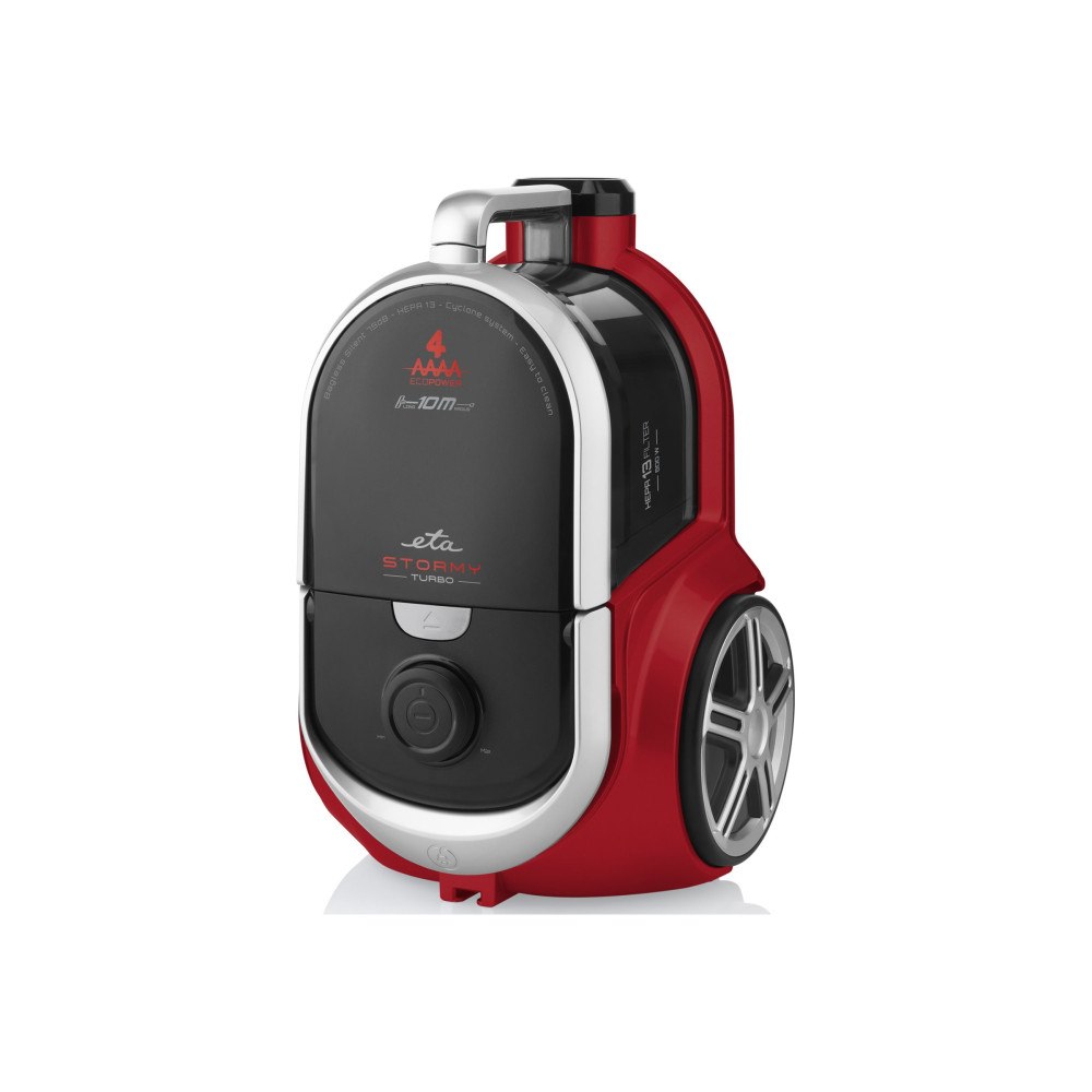 ETA ETA Stormy Turbo 3517 90000 - dammsugare - med behållare - svart / röd