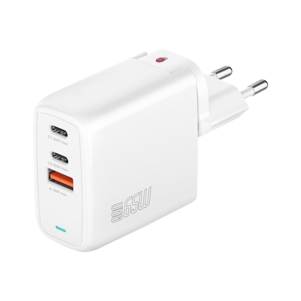 4smarts 4smarts GaN FlexPro strömadapter - 24 pin USB-C, USB - 65 Watt