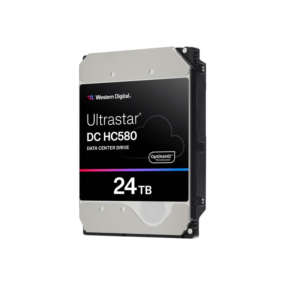 Western Digital WD Ultrastar DC HC580 WUH722424AL5204 - hårddisk - datacenter - 24 TB - SAS 12Gb/s