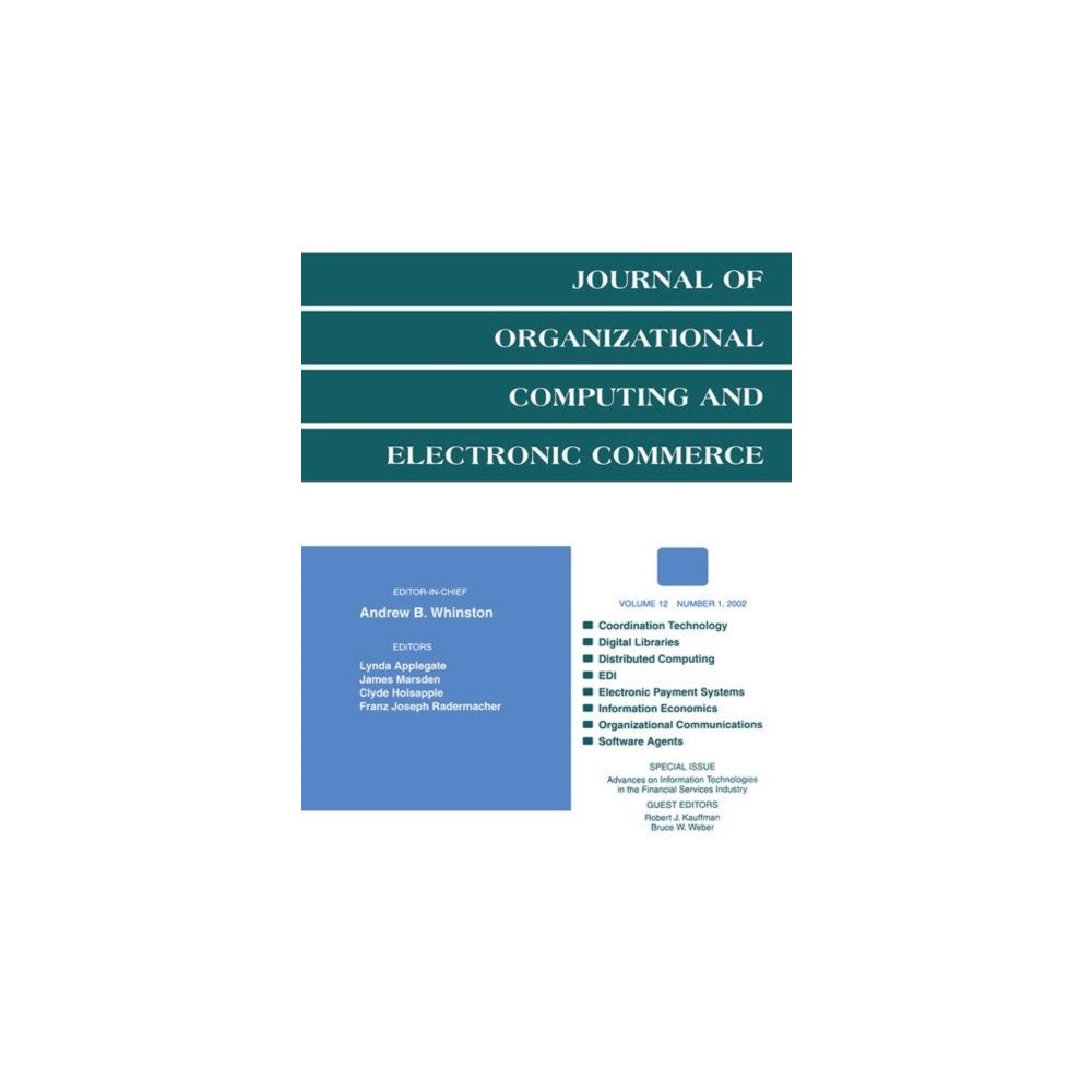 Taylor & francis inc Advances on information Technologies in the Financial Services industry (häftad, eng)