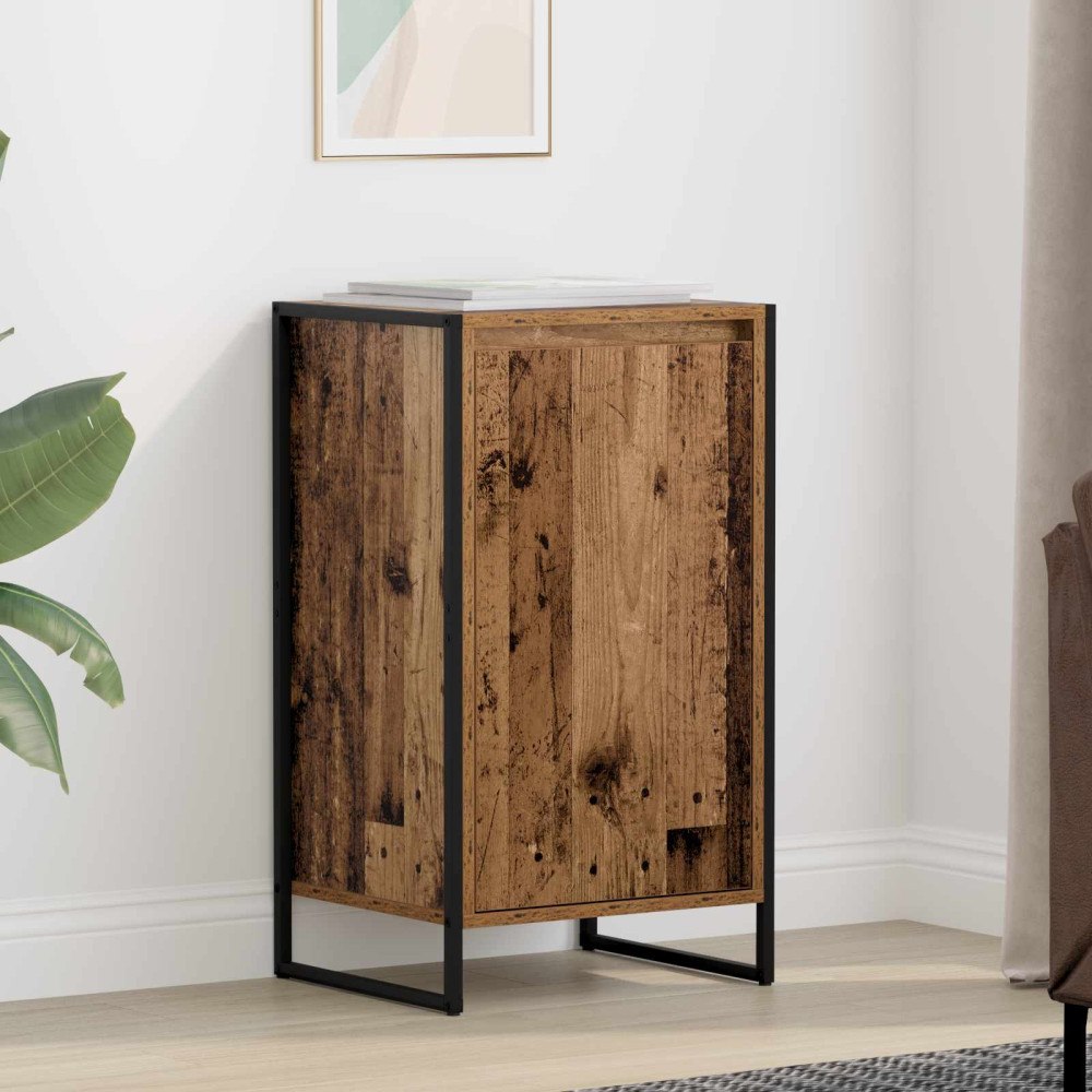 vidaXL Sideboard Gammalt trä 43 x 36 x 75,5 cm Konstruerat trä