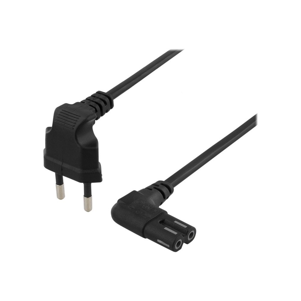 Deltaco DELTACO - strömkabel - Eurokontakt till power IEC 60320 C7 - 50 cm