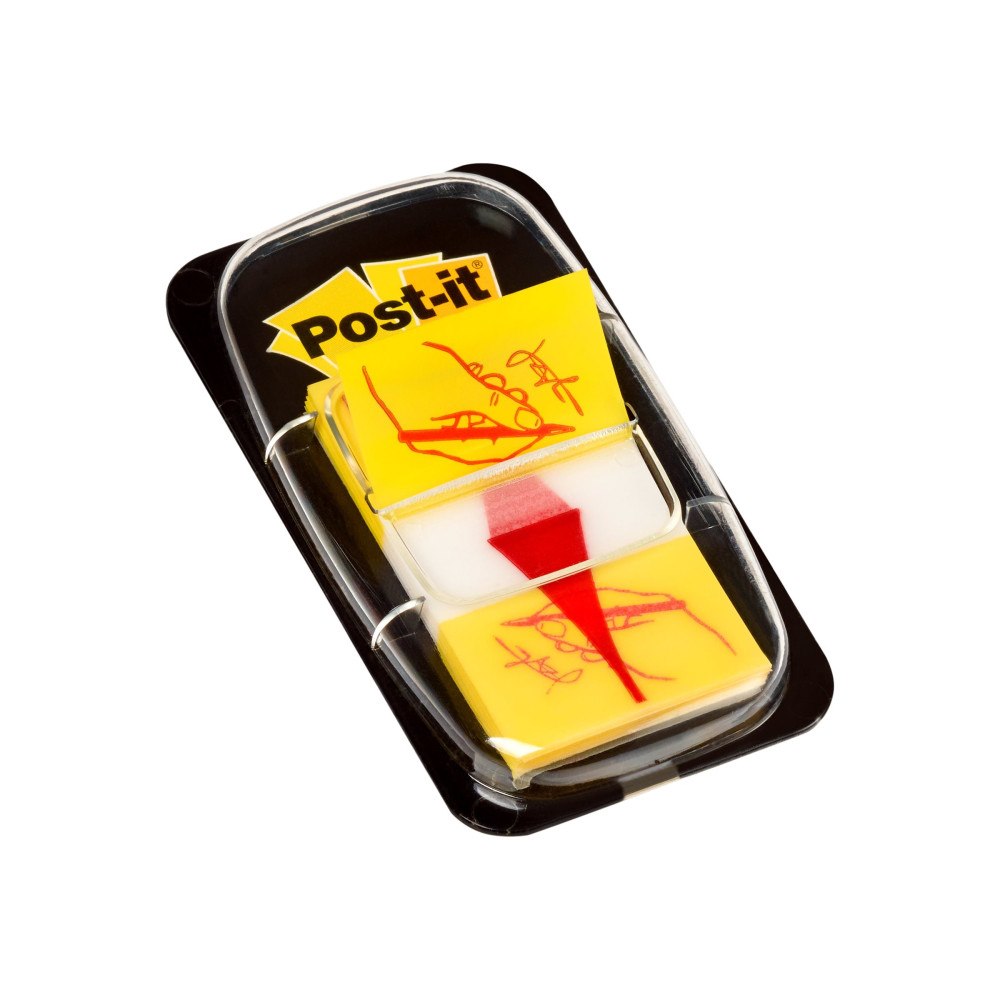 3M Post-it Index 680-31 - indexflaggor med dispenserare - 25.4 x 43.2 mm - 50 ark