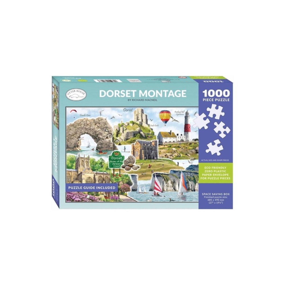 OTTERHOUSE JIGSAWS Jigsaw 1000 Piece - Dorset Montage (L)
