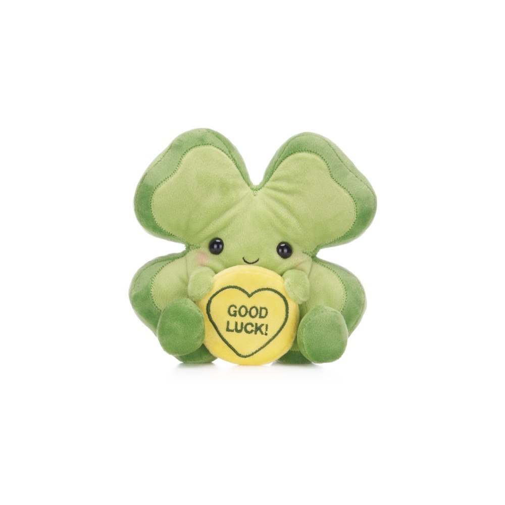 POSH PAWS INTERNATIONAL Love Hearts 7" Good Luck Clover Plush Gift