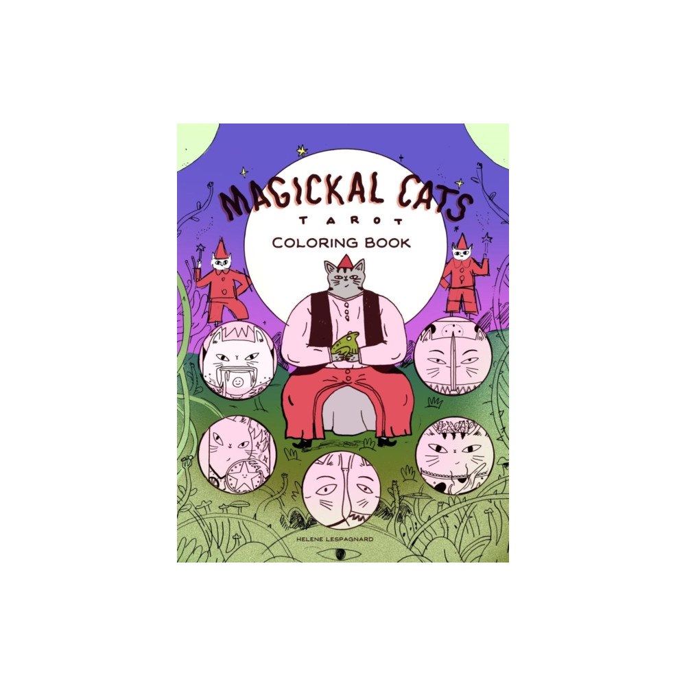 Microcosm Publishing Magickal Cats Tarot Coloring Book (häftad, eng)