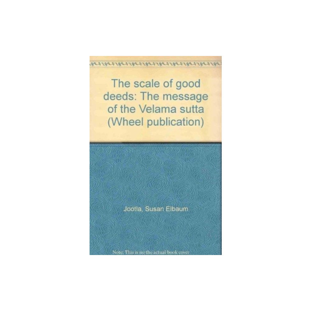 Buddhist Publication Society,Sri Lanka Scale of Good Deeds (häftad, eng)