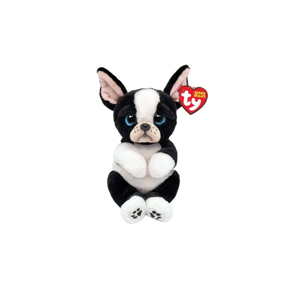Meteor Ty Beanie Bellies mascot Tink black and white dog 15cm 41054