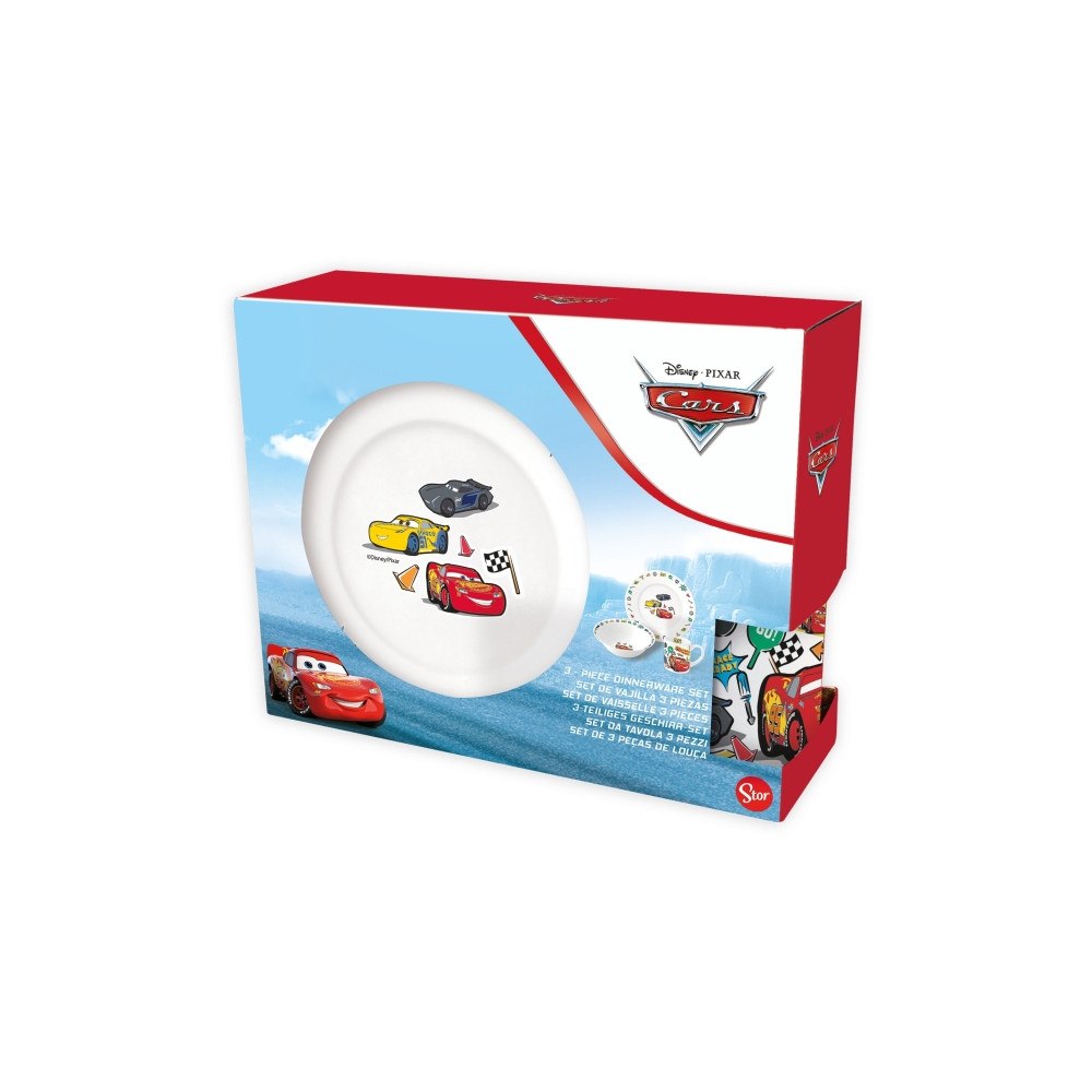 Usorteret CARS 3-delars keramik matset