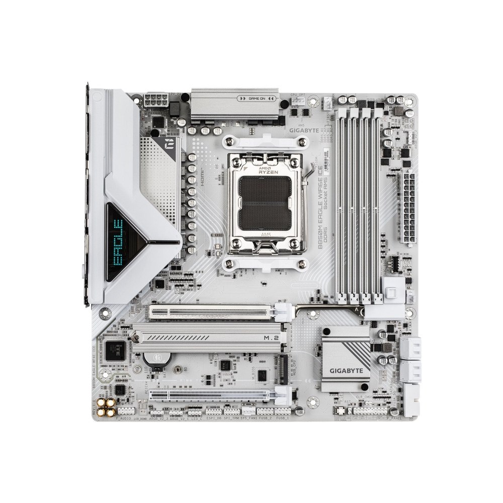 Gigabyte Technology Gigabyte B850M EAGLE WIFI6E ICE - moderkort - micro ATX - Socket AM5 - AMD B850