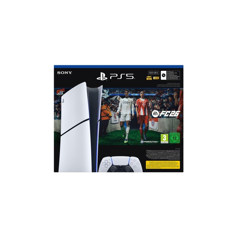 Sony Sony PlayStation 5 Digital + EA Sports FC 26 Bundle, PlaySta...