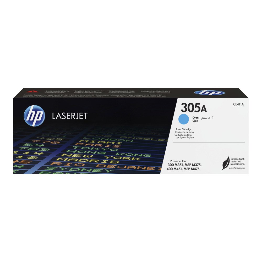 HP HP 305A - cyan - original - LaserJet - tonerkassett (CE411A)