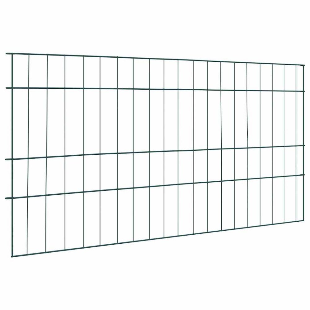 vidaXL Dammskydd Set 5 pcs Grön 100 x 50 cm Stål