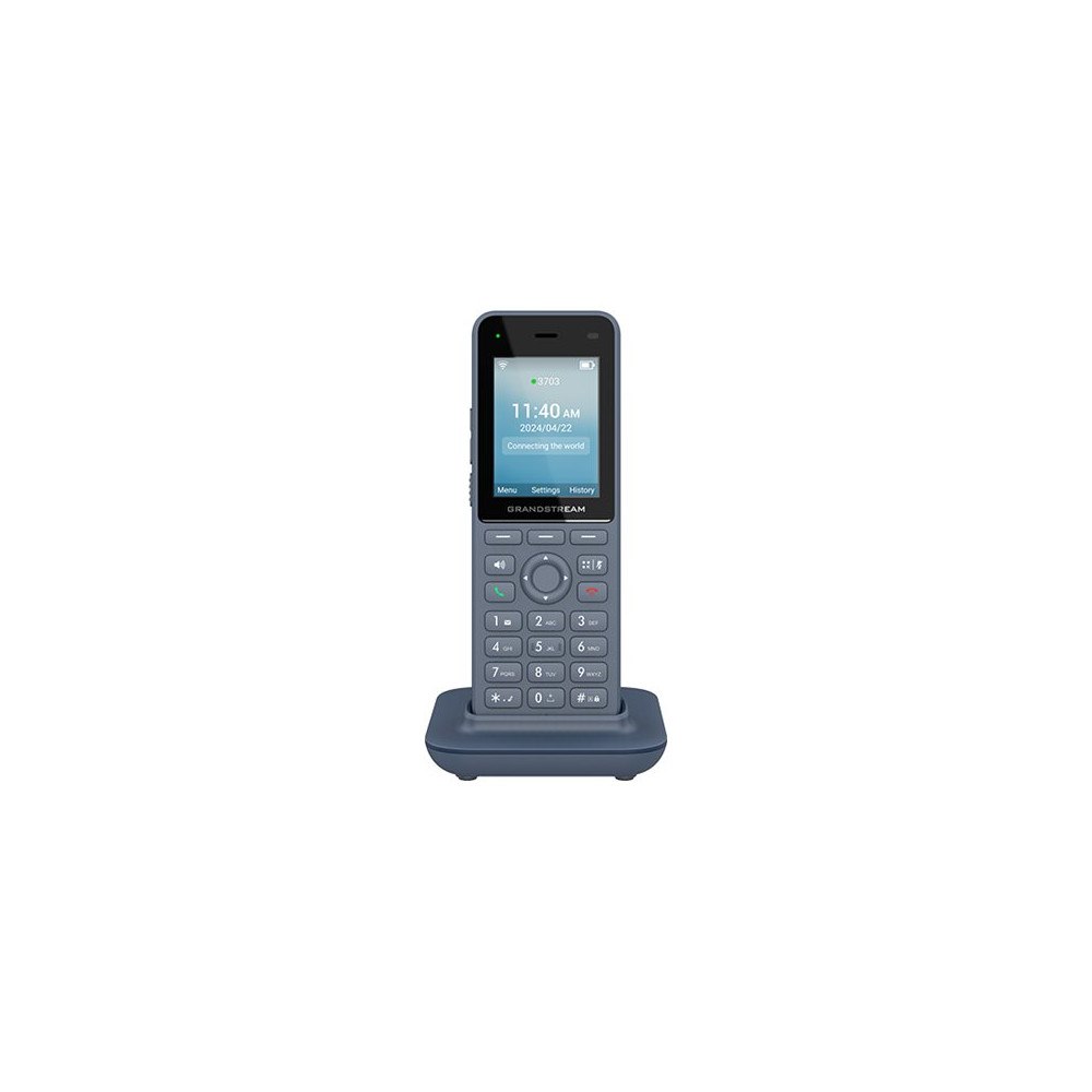 Grandstream Networks Grandstream WP836 - trådlös VoIP-telefon - med Bluetooth interface - 4-riktad samtalsförmåg