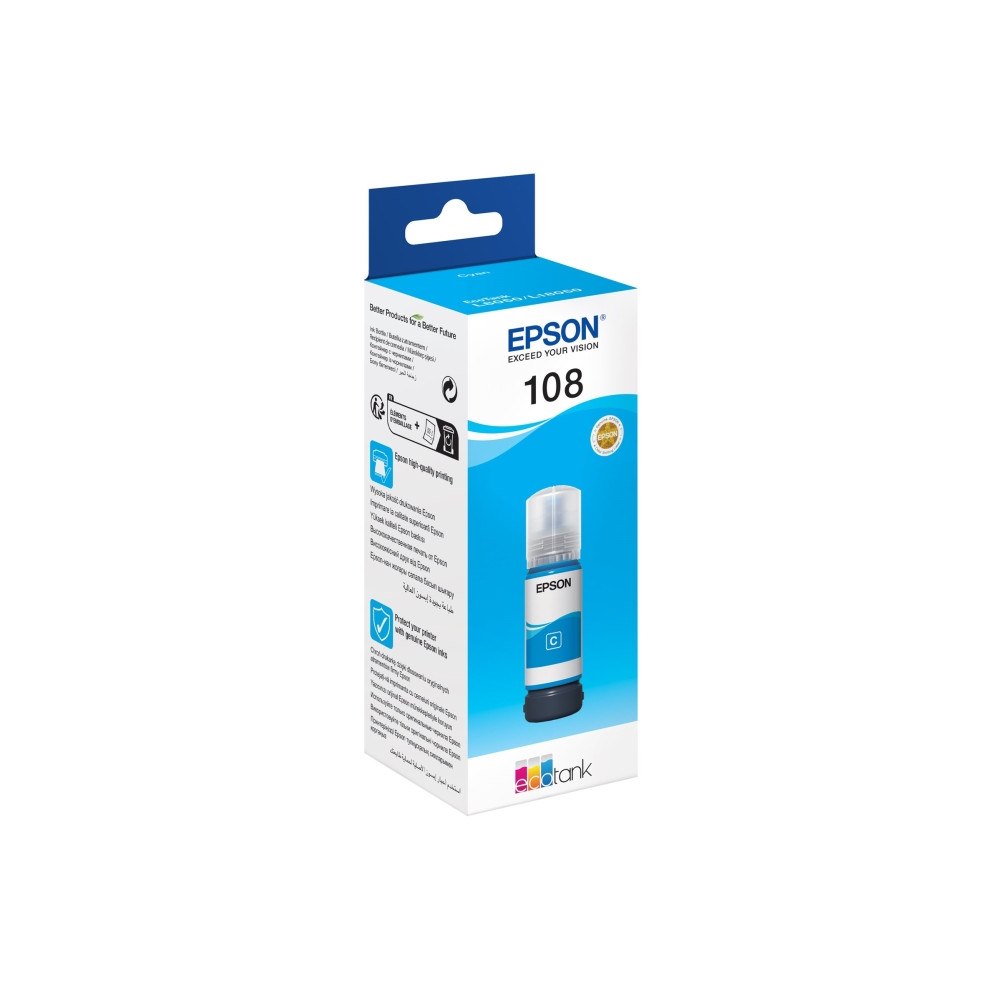 EPSON Epson EcoTank 107 - cyan - original - påfyllnadsbläck