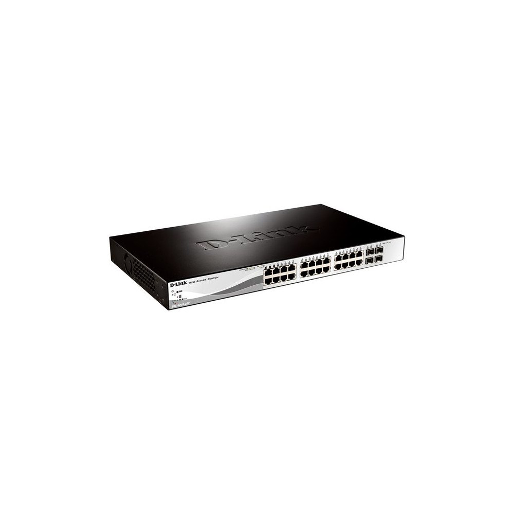 D-Link Systems D-Link Web Smart DGS-1210-28 - switch - 24 portar - Administrerad - rackmonterbar